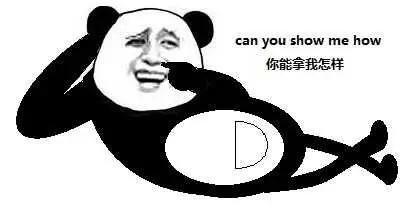 can you show me how（你能拿我怎样？）