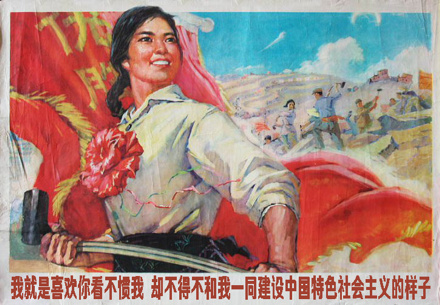 我就是喜欢你看不惯我，却不得不和我一同建设中国特色社会主义的样子