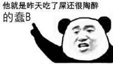 楼上：他就是昨天晚上吃了屎还很陶醉的蠢B