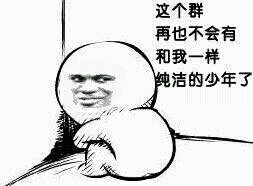 这个群再也不会有和我一样纯洁的少年了