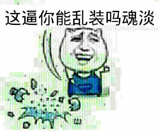 这逼你能乱装吗？魂淡