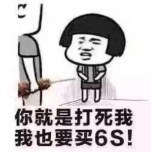 你就是打死我我也要买6S！