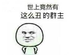 世上竟然有这么丑的群主