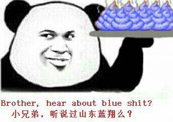 小兄弟，听说过山东蓝翔么？brother,hear about blue shit?