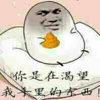 一坨翔：你是在渴望我手里的东西！