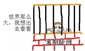 关在牢里无期徒刑：世界那么大，我想出去看看