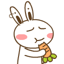开开心心的吃萝卜