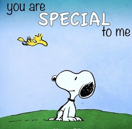 your are special to me