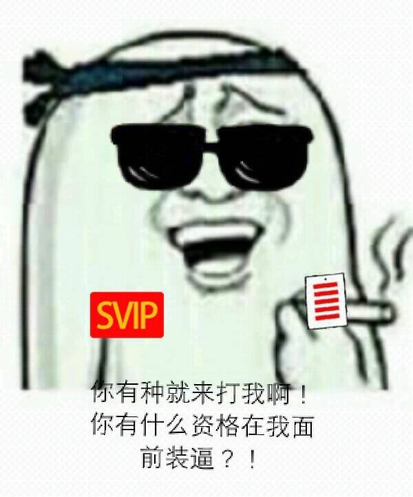 SVIP（你有种就来打我啊！你有什么资格在我面前装逼？！）五道杆