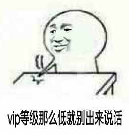 vip等级那么低就别出来说话