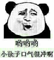 哟哟哟，小伙子口气很冲啊