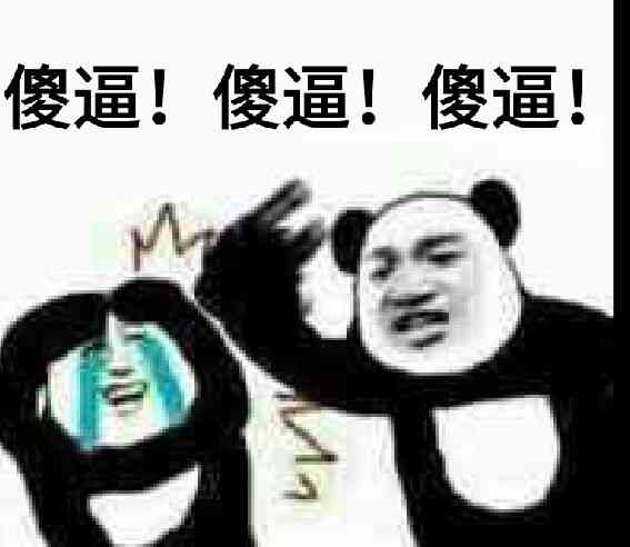 傻逼！傻逼！傻逼！