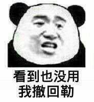 看到也没历，我撤回勒