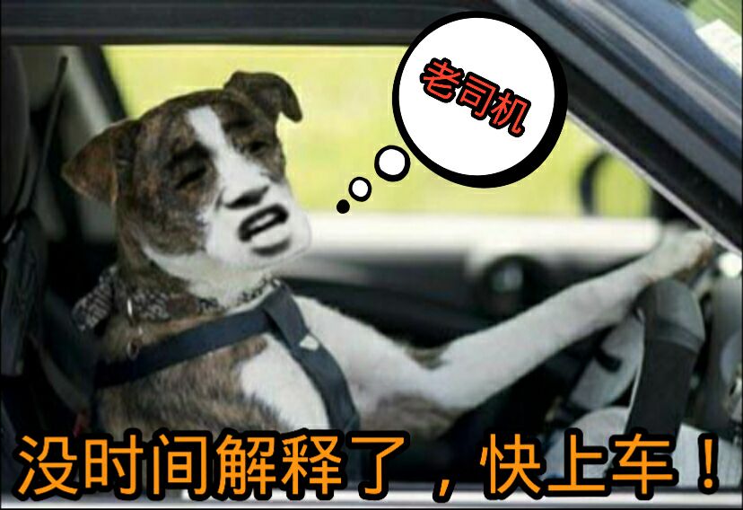 没时间解释了，快上车！（老司机）