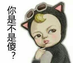 你是不是傻？