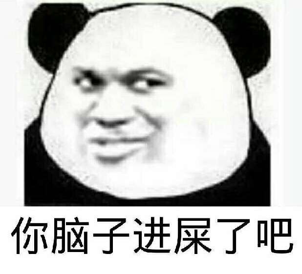 你脑子进屎了吧？