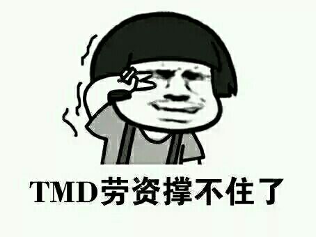 TMD劳资撑不住了