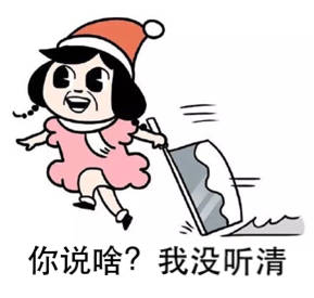 你说啥？我没听清