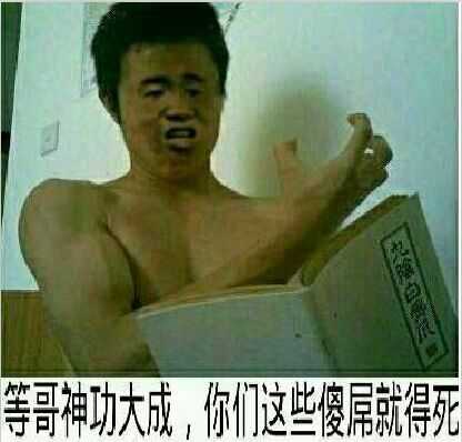 等哥神功大成，你们这些傻屌就得死