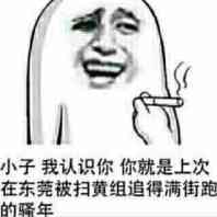 小子，我认识你，你就是上次在东莞被扫黄组追得满街跑的骚年