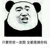 只要劳资一发图，全都是操你妈