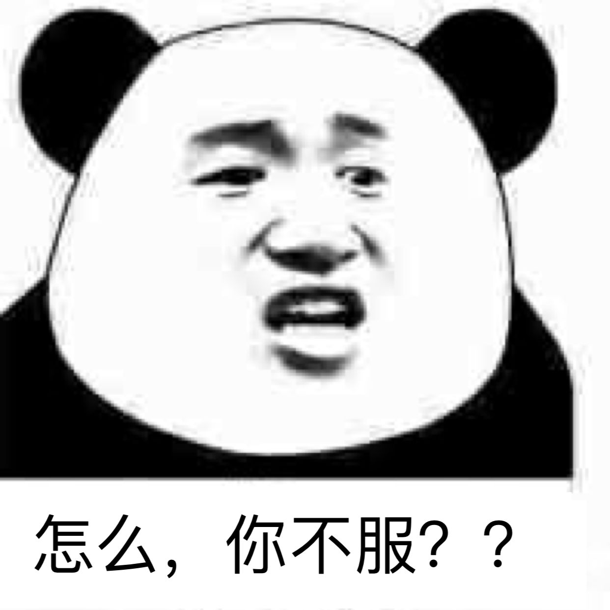 怎么，你不服？