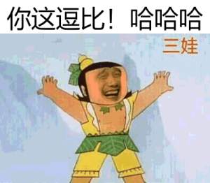 你这逗比！哈哈哈哈