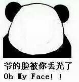 爷的脸被你丢光了（oh my face！！）