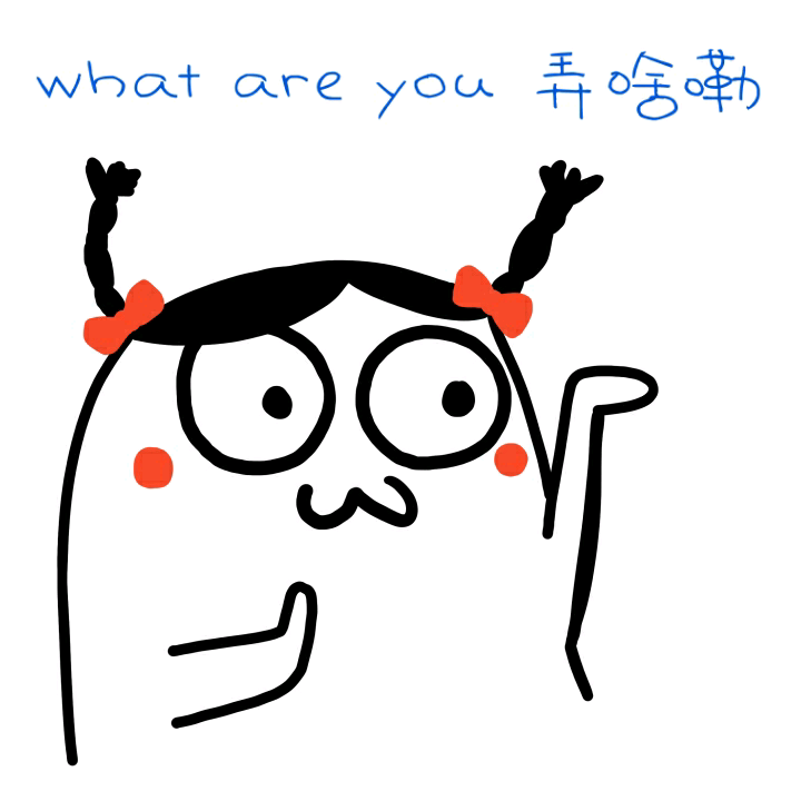 what are you 弄啥嘞（马尾辫小孩）