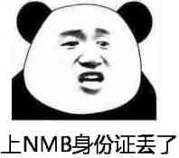 上NMB身份证丢了