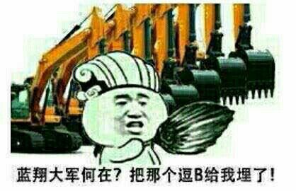 蓝翔大将何在？把那个逗比B给我埋了！