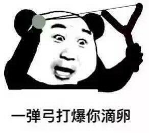 一弹弓打爆你滴卵