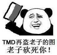 TMD再盗老子的图，老子砍死你！