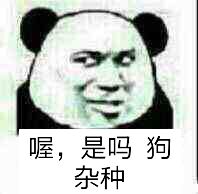 喔，是吗？狗杂种