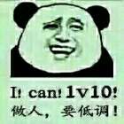 做人，要低调！（i can 1v 10）