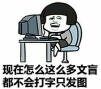 现在怎么这么多文盲都不会打字，只会发图