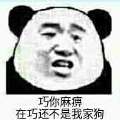 巧你麻痹，再巧还不是我家狗