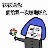 花花送你，能给我一次啪啪啪么？