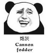 炮灰（cannon fodder）