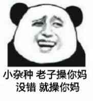 小杂种，老子操你妈，没错，就操你妈