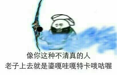 像你这种不清真的人，老子上去就是鎏嘎哇嘎特卡哦咕喔