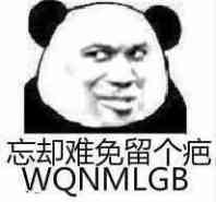 忘却难免留下疤（WQNMLGB）