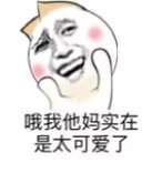 哦我他妈实在是太可爱了