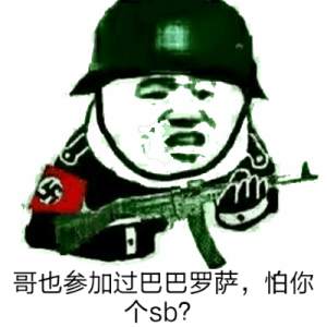 哥也参加我巴巴罗萨，怕你个SB？