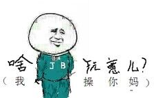 啥JB玩意儿？