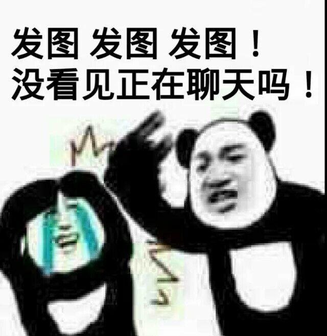 发图发图发图！没看见正在聊天吗？