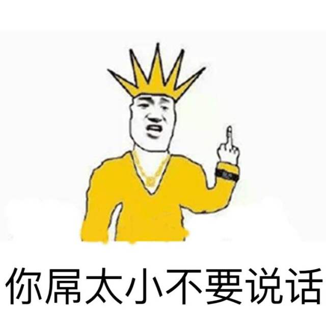 你屌太小不要说话！