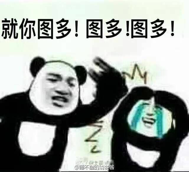 就你图多！图多！图多！（熊猫）