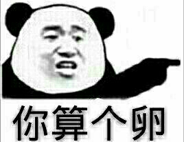 你算个卵！（熊猫人张学友）