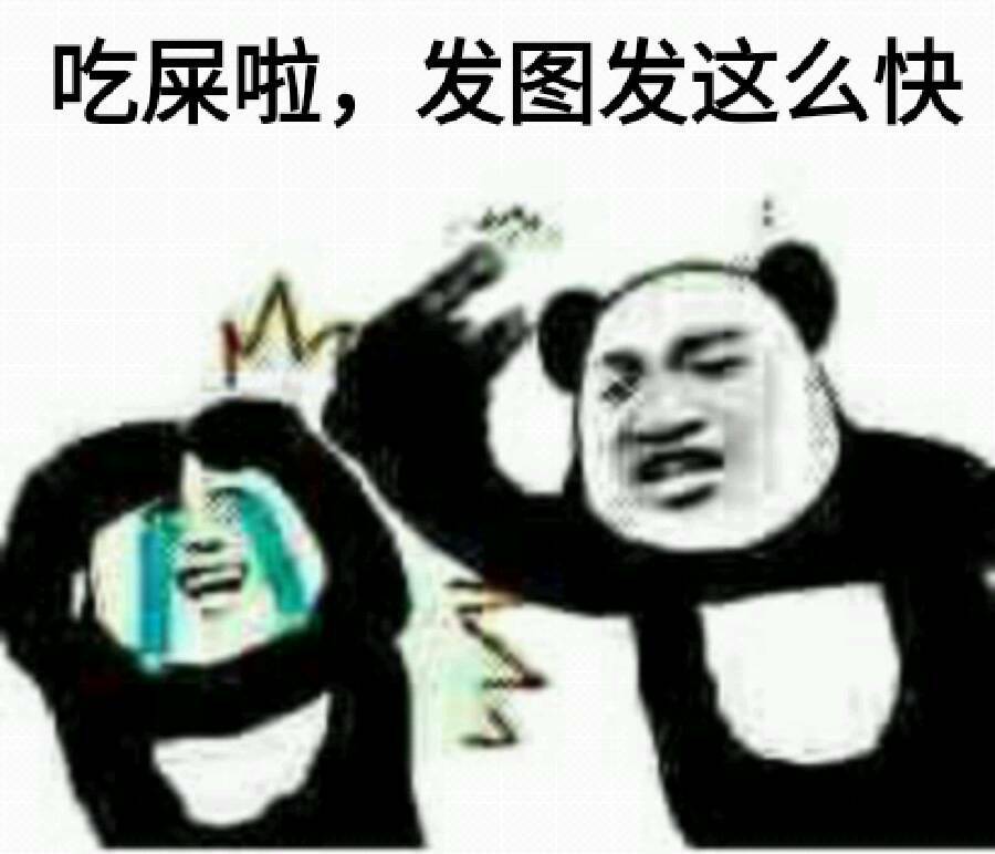 吃屎啦，发图发这么快！